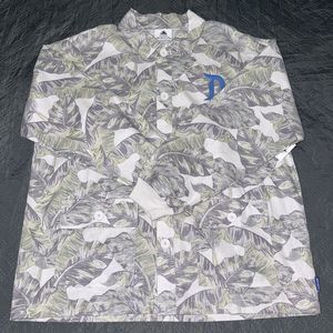 Disneyland Resort Spirit Jersey Shirt Jacket Tropical Palm Button Down Shacket